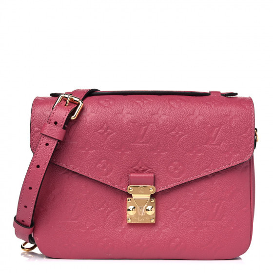 LOUIS VUITTON Empreinte Pochette Metis Rose Bruyere | Fashionphile