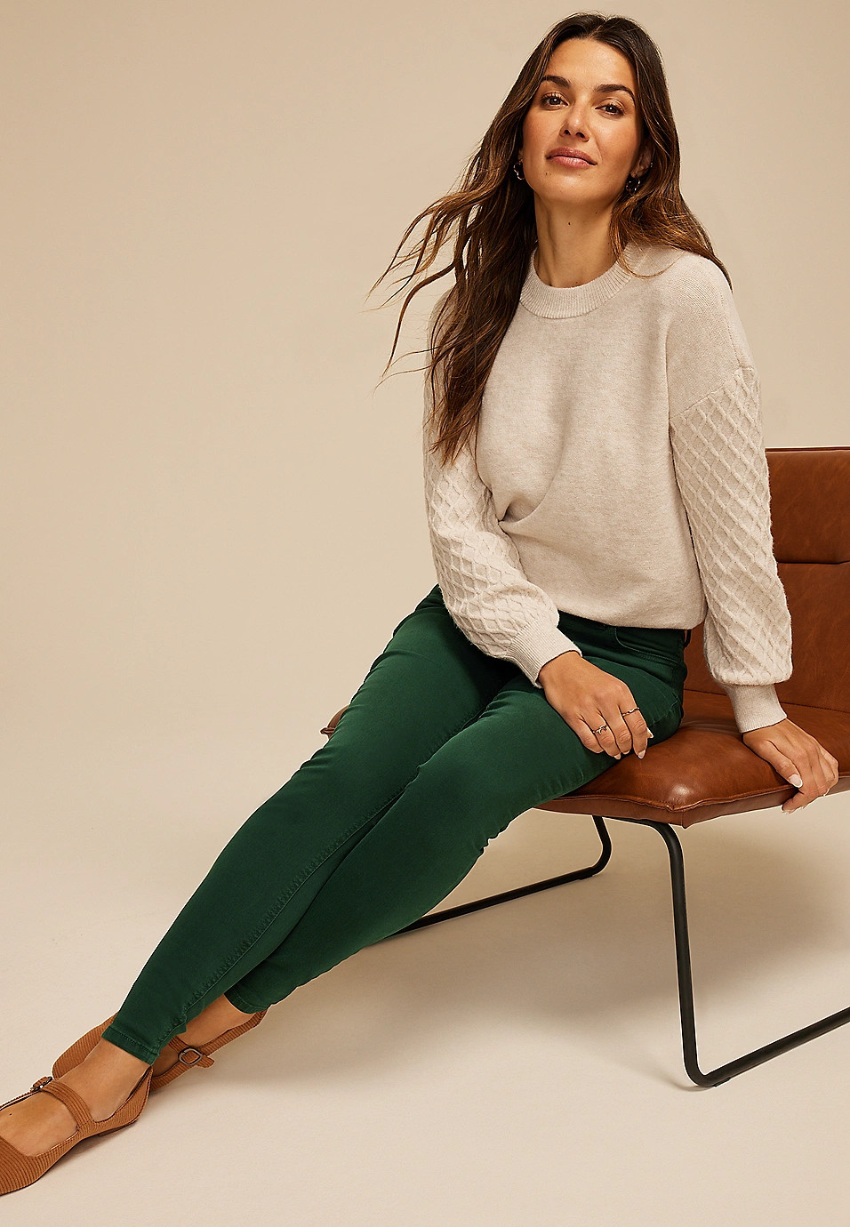 m jeans by maurices™ High Rise Color Jegging | Maurices