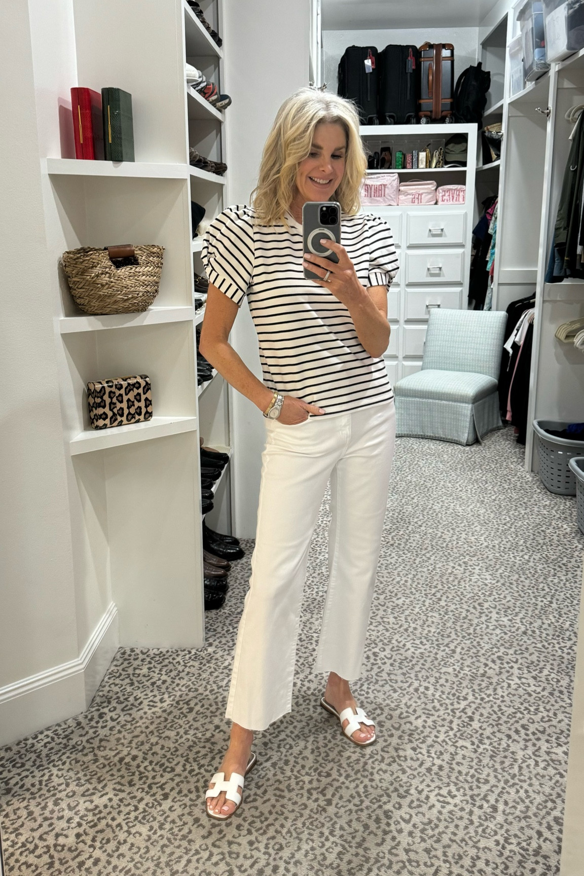 Super cute top and white jeans for spring! Size S top. Jeans fit TTS  

#LTKfindsunder100 #LTKstyletip #LTKSeasonal