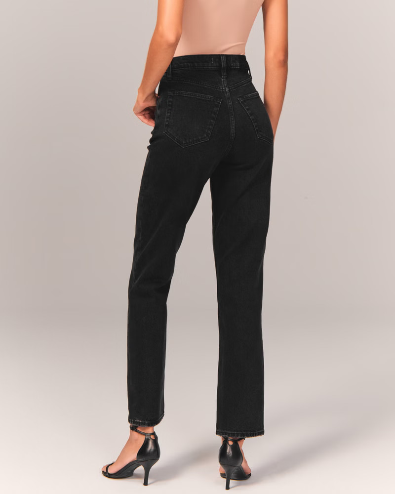 90s Ultra High Rise Straight Jeans | Abercrombie & Fitch (US)