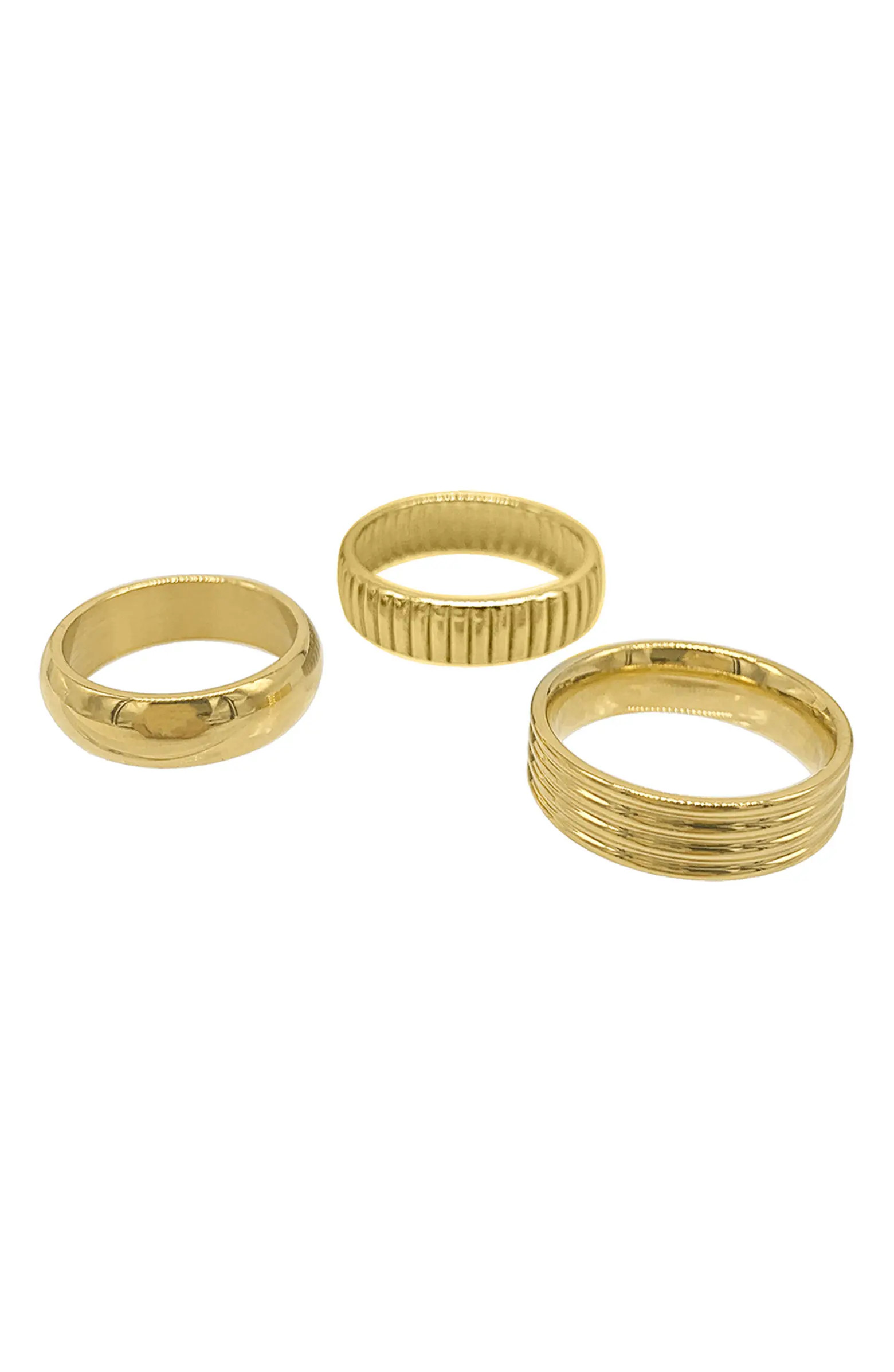 Adornia Water Resistant 6mm Stackable Ring Set | Nordstromrack | Nordstrom Rack