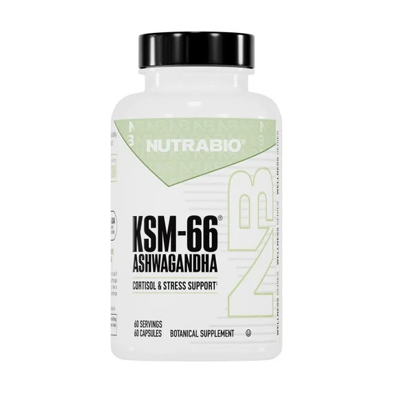NutraBio Ashwagandha KSM-66 Herbal Supplement for Better Overall Well-Being- Ashwagandha Suppleme... | Walmart (US)