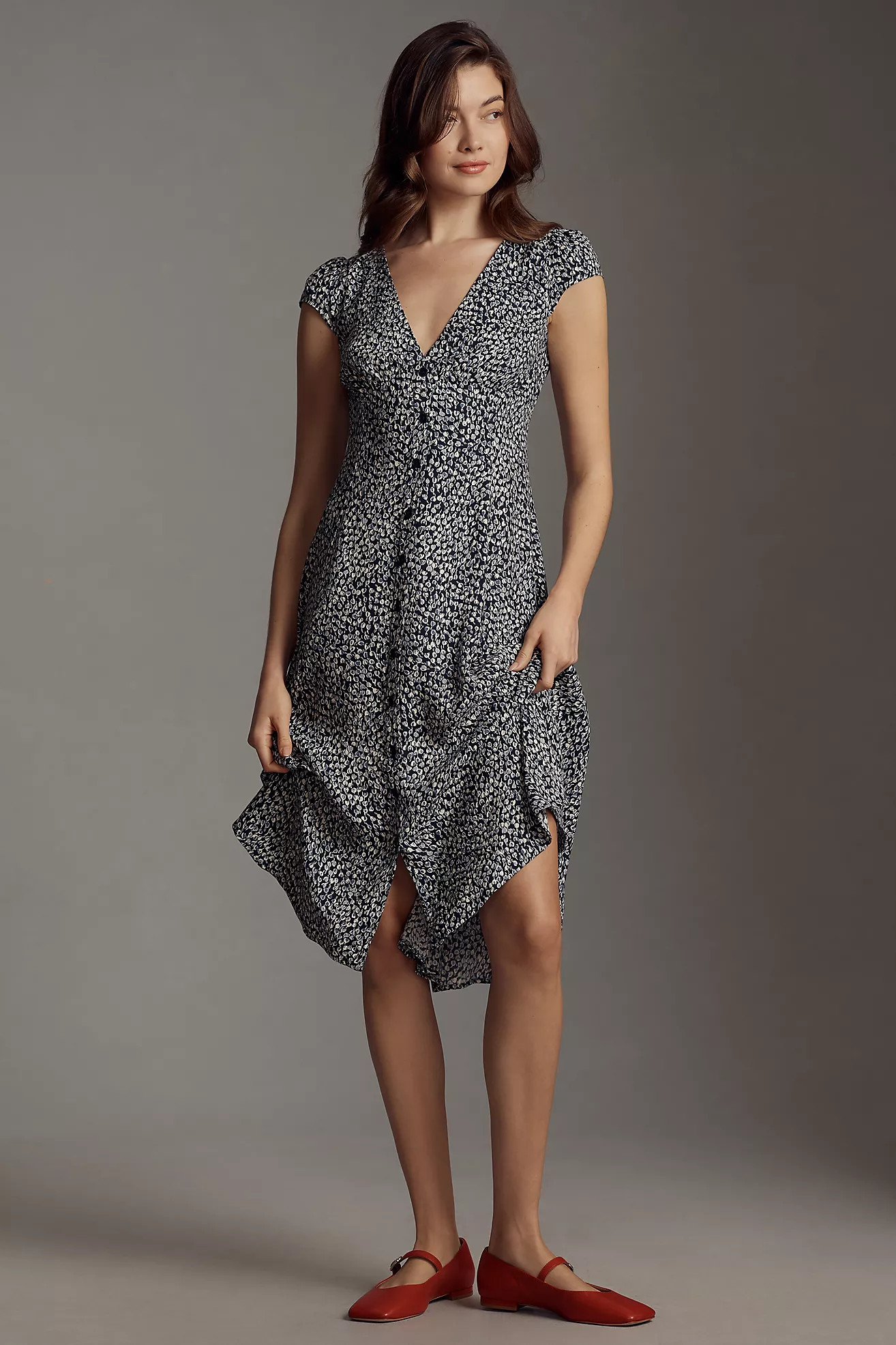 Reformation Wilda Midi Dress | Anthropologie (US)