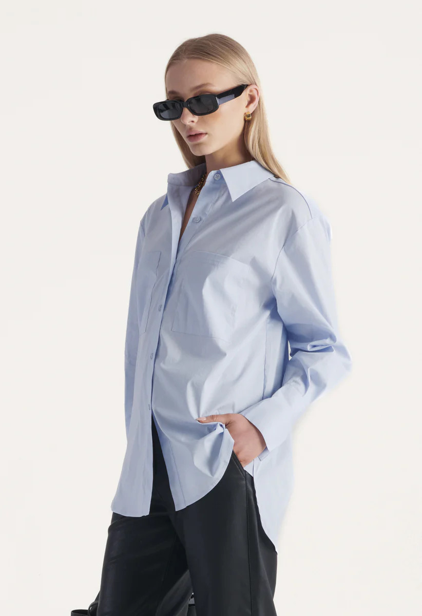 Loretta Shirt Light Blue | Elka Collective