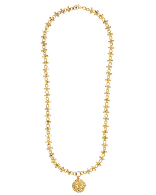 Ladder Chain Charm Necklace - Gold | VICI