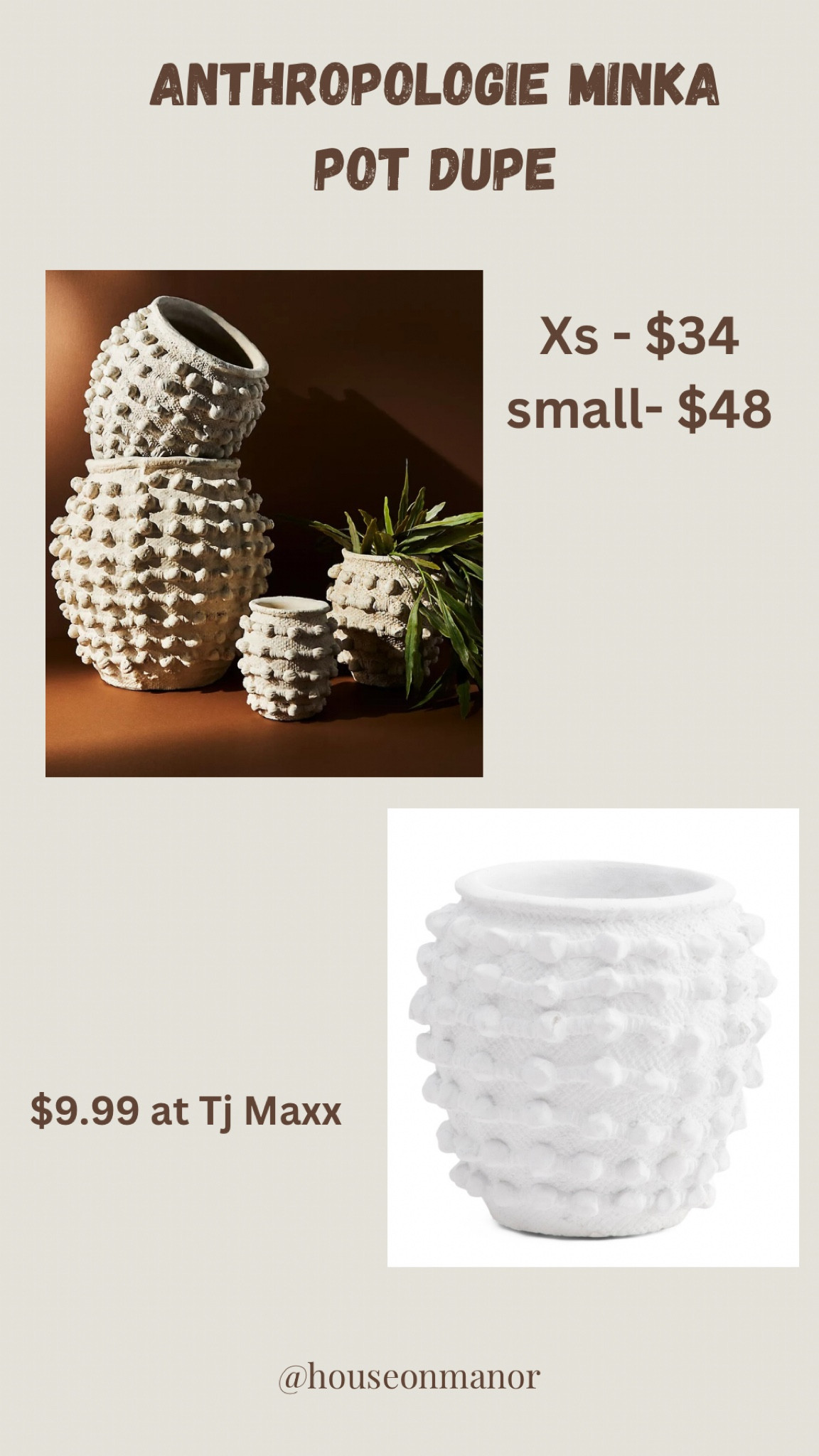 TJ maxx with an amazing DUPE!!! 😍

#LTKStyleTip #LTKFindsUnder50 #LTKHome