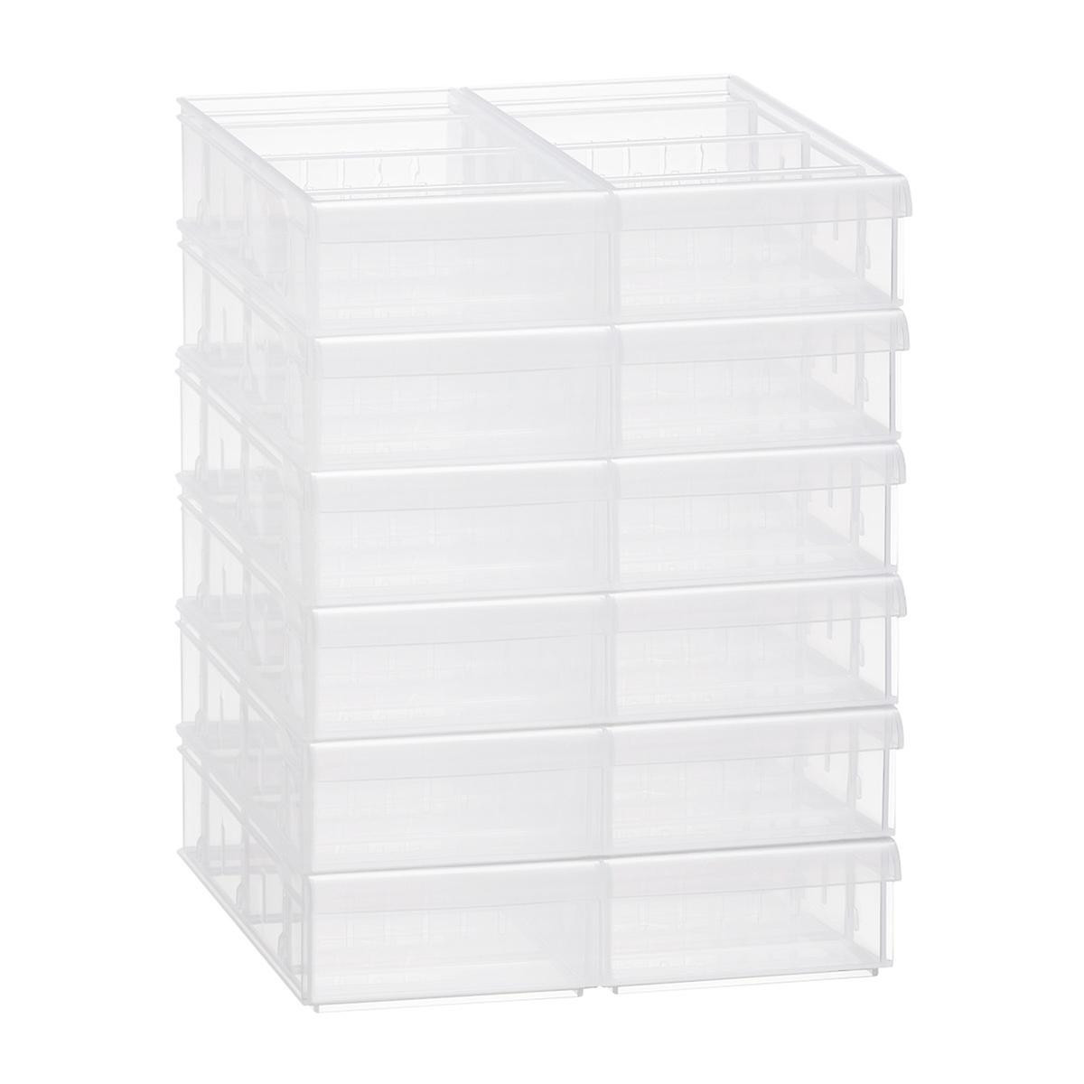 Large STAK Bin Clear5.058 Reviews$6.99/eaOr 4 payments of $1.75 withsize:LargeX-SmallSmallMediumL... | The Container Store