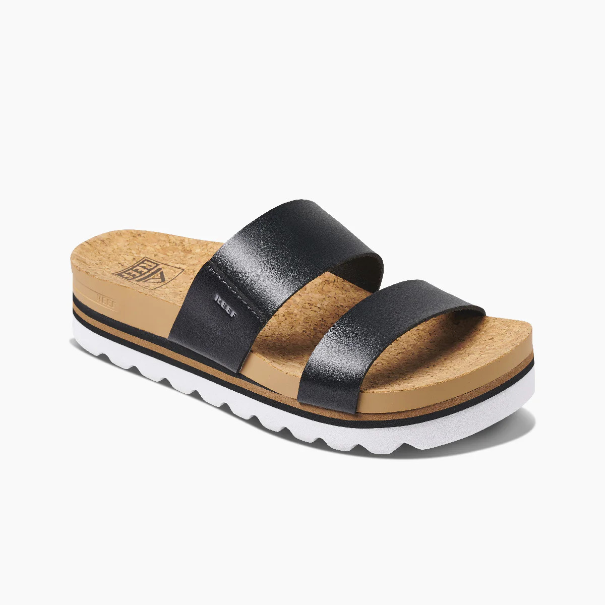 Women's Cushion Vista Hi Platform Sandals in Black | REEF® | Reef