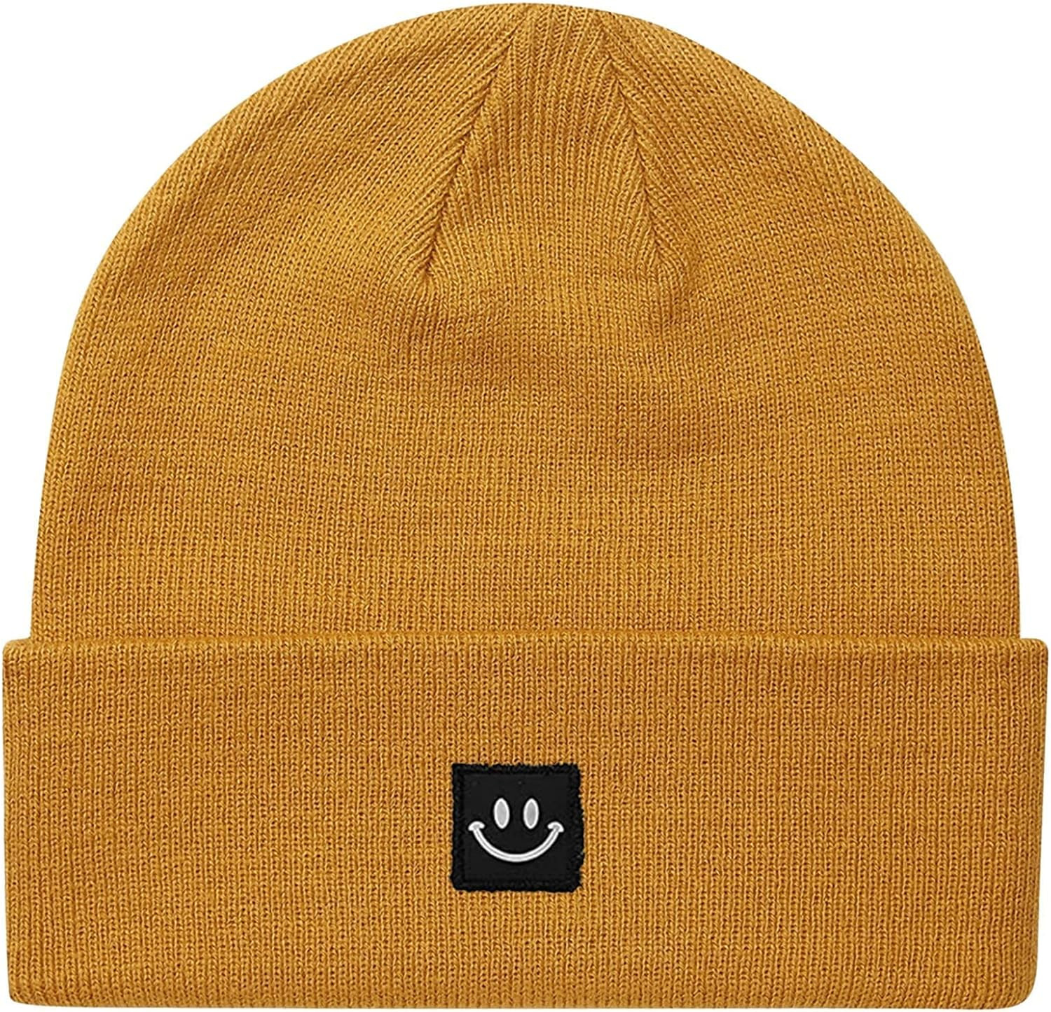 55cube Knit Beanie Hat with Smile Face Unisex | Amazon (US)