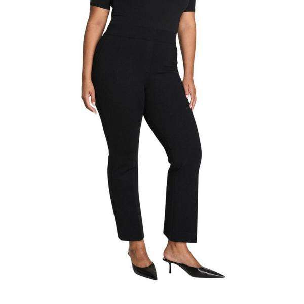 Women's Spanx SPANXsupersmooth PerfectFit Ponte Kick Flare Dress Pants Medium Classic Black Cropped | Scheels Sports