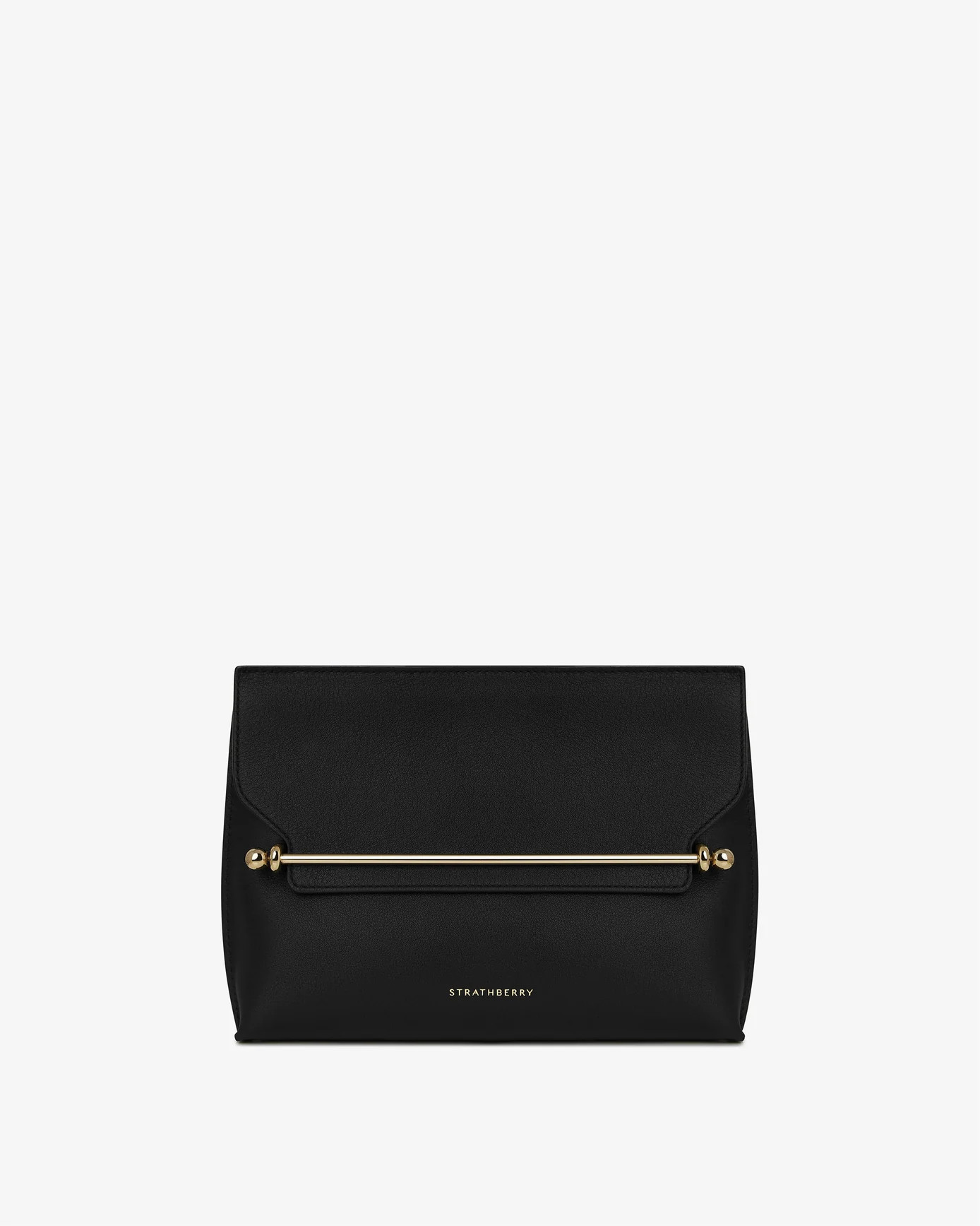 Strathberry - Stylist - Crossbody Leather Clutch - Black | Strathberry