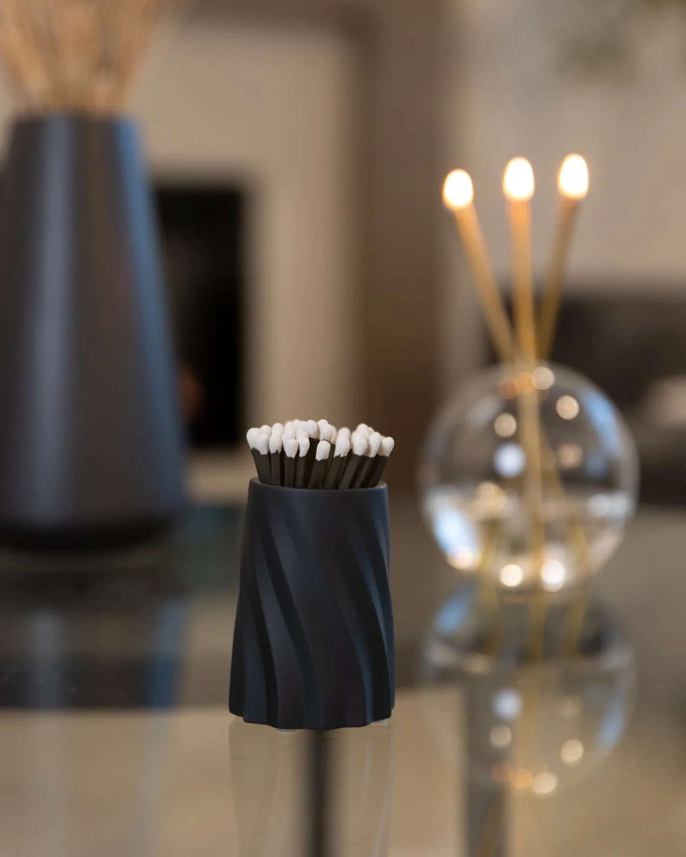 Concrete Safety Match Set | Everlasting Candle Co.