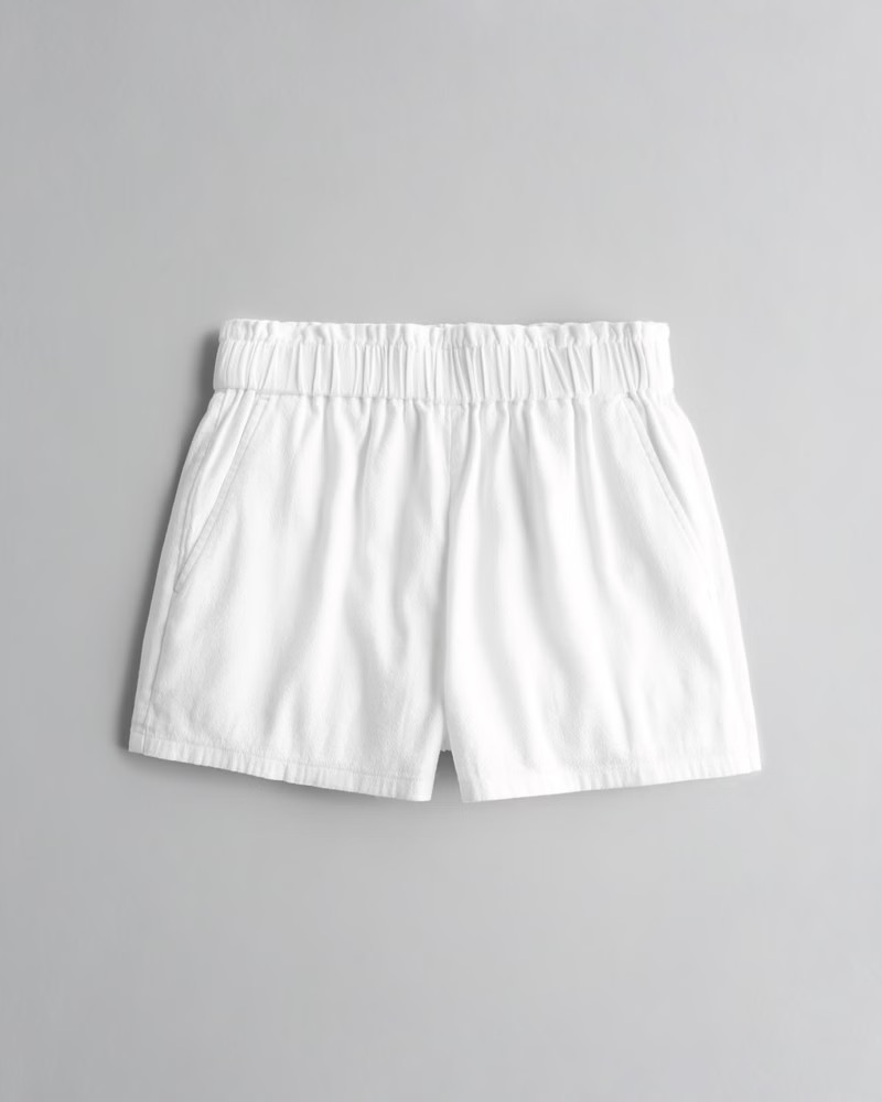 Women's Ultra High-Rise Linen Short | Women's Clearance | HollisterCo.com | Hollister (US)