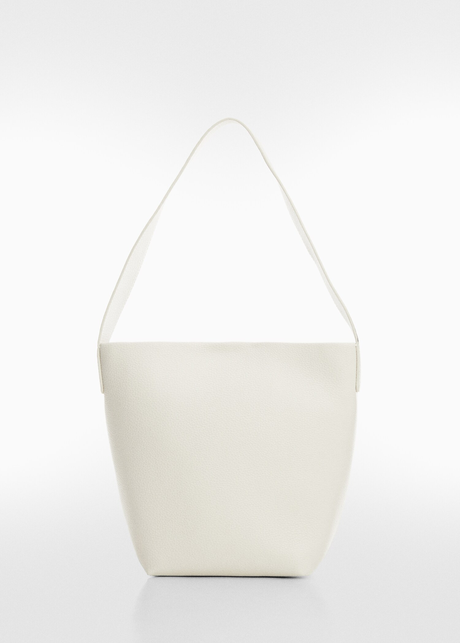 Leather effect bucket bag | MANGO (US)