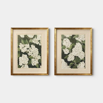 16"x20" Set of 2 Floral Framed Wall Art - Threshold™ | Target
