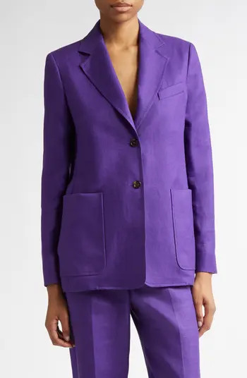 Guglia Linen Blazer | Nordstrom