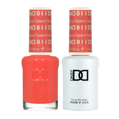 DND - Gel & Lacquer - Guava - #811 - Orange Gel & Lacquer Polish - DND-DUO811 - Beyond Polish | Beyond Polish