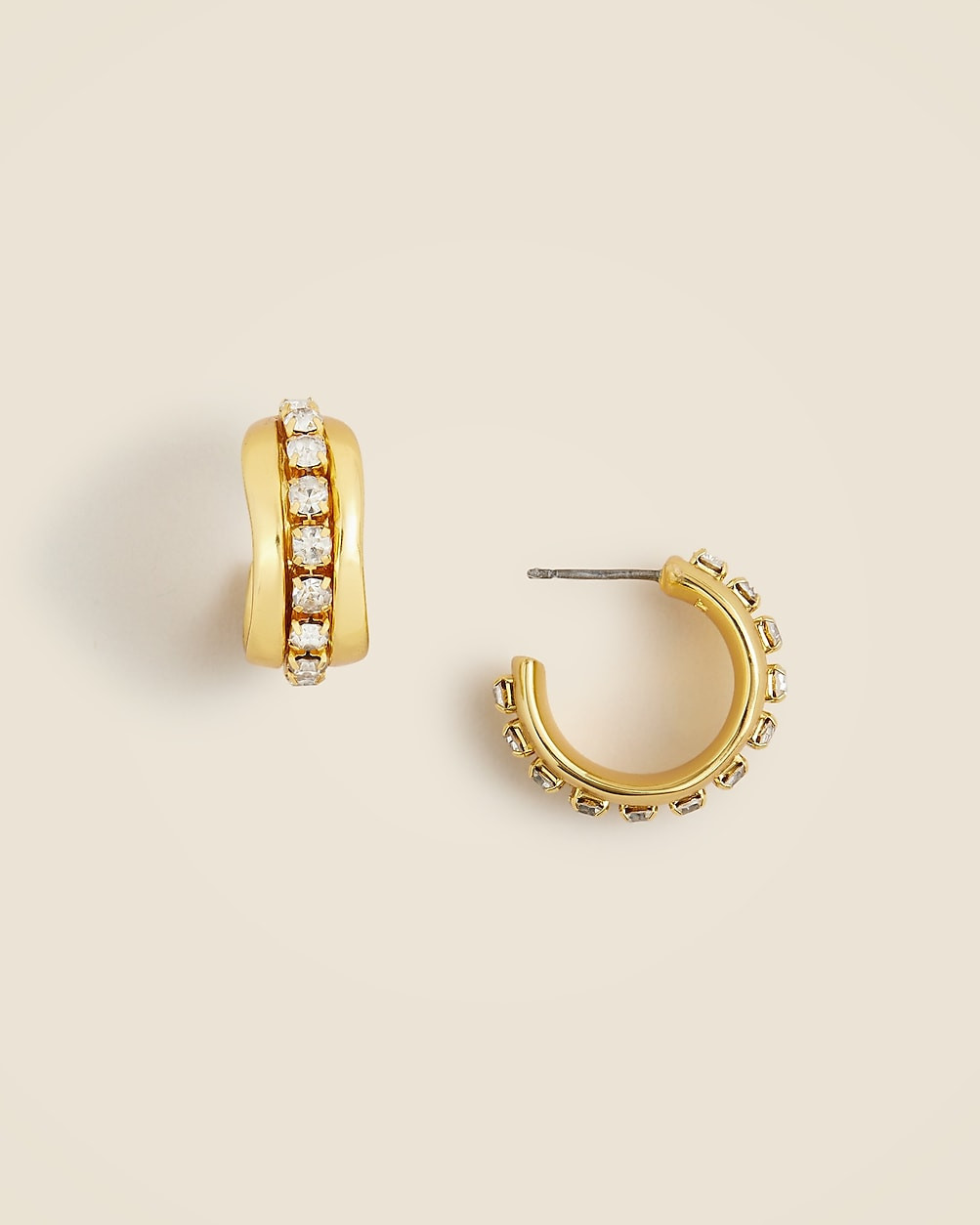 Sparkle hoop earrings | J. Crew US