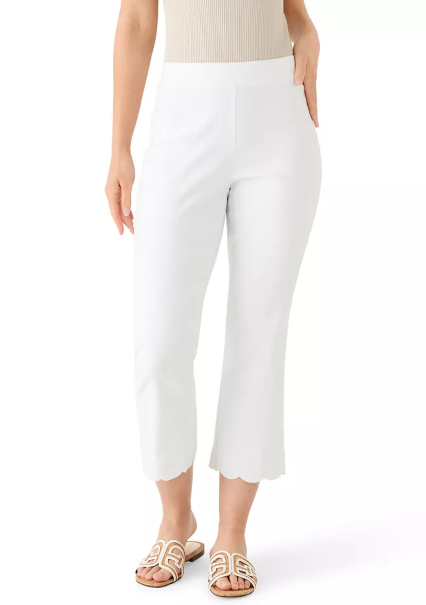 Petite Millennium Pants with Eyelet Hem | Belk