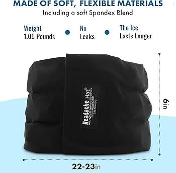 Headache Hat Halo - Migraine Relief Cap Long Lasting Cooling Ice Pack Mask - Cold Compress Head W... | Amazon (US)