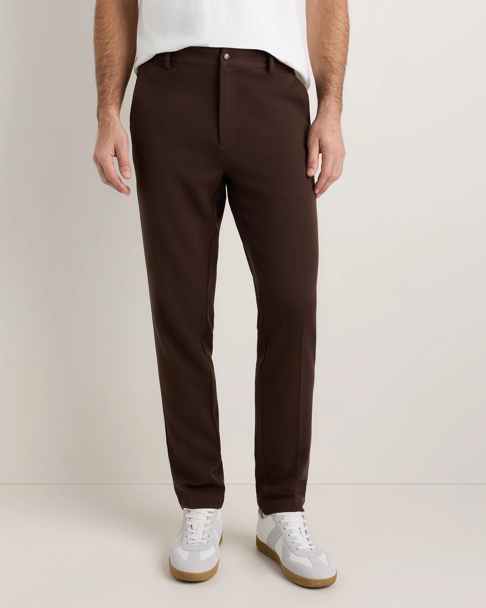 Quince | Men's Ultra-Stretch 24/7 Smart Chino in Black, Size 38X30, 100% Polyester | Quince
