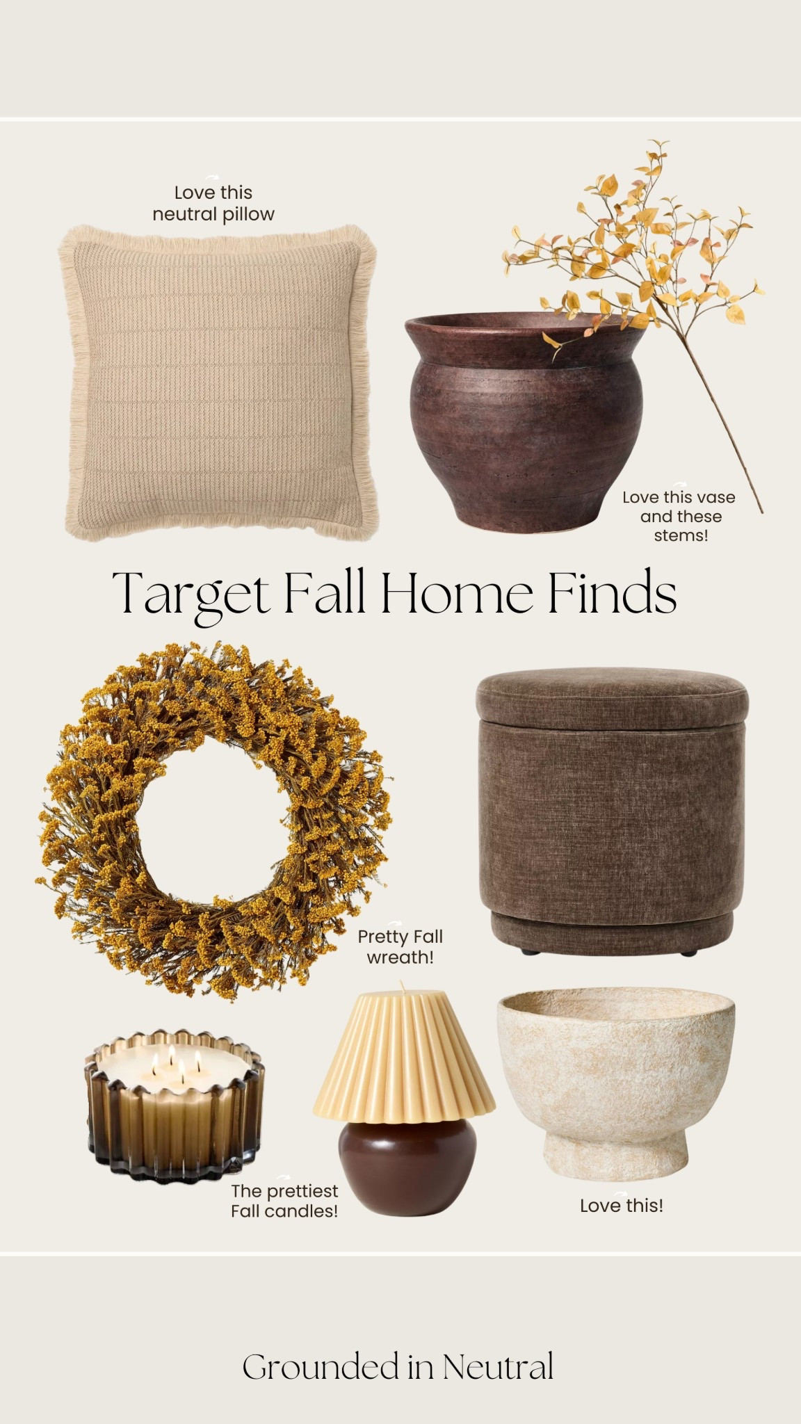 Target Fall Home Finds 🍂🤎

#LTKSaleAlert #LTKSeasonal #LTKStyleTip