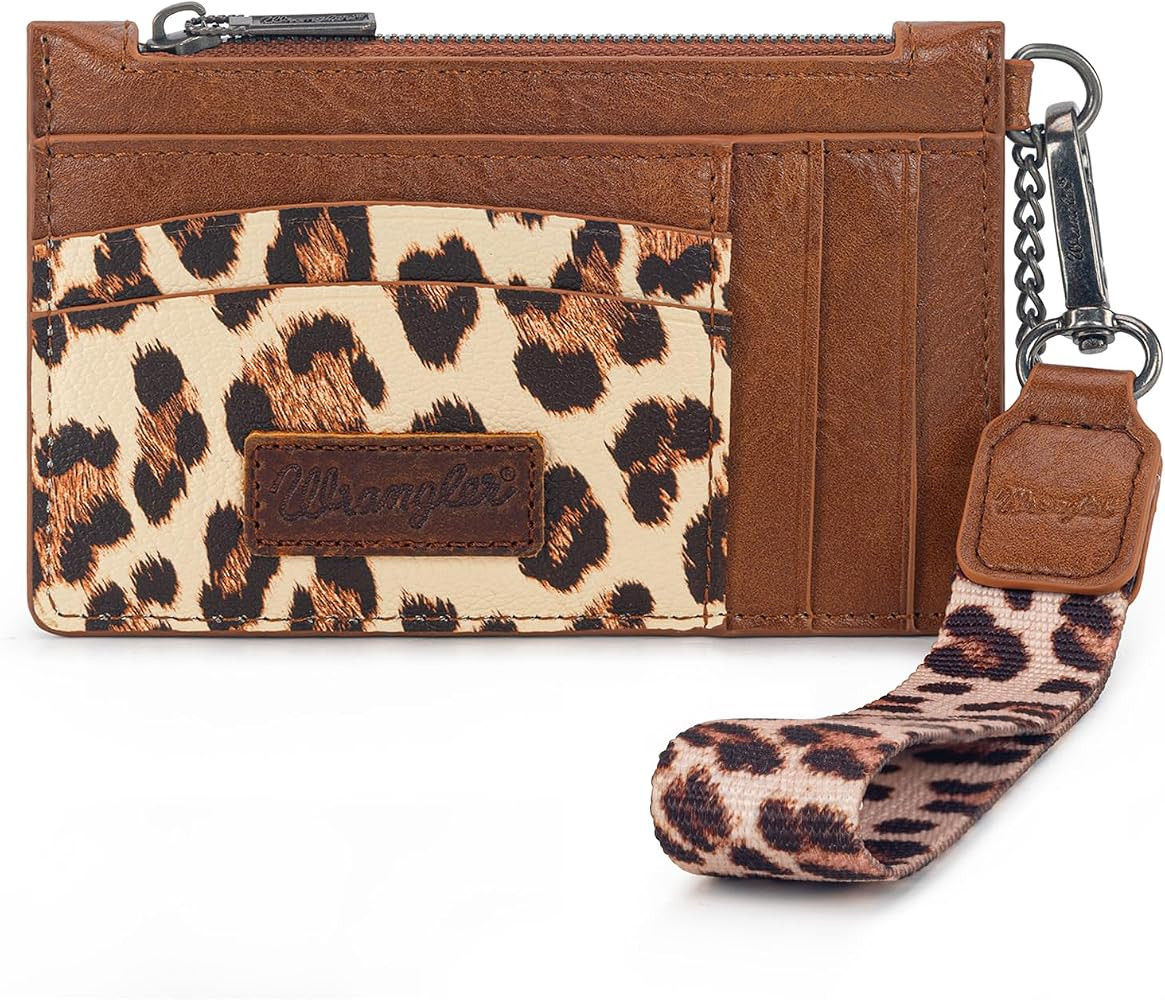 Montana West X Wrangler Keychain Wristlet Wallet Women Small Wallets for Women Slim Credit Card H... | Amazon (US)