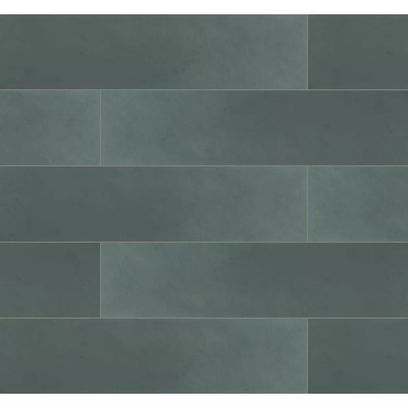 Montauk 6" x 24" Slate Concrete Look Wall & Floor Tile | Wayfair North America