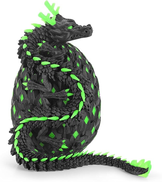 12-inch 3D Printed Dragon Eggs, Glow in The Dark Fidget Toys for Kids & Adults, for Home Office D... | Amazon (US)
