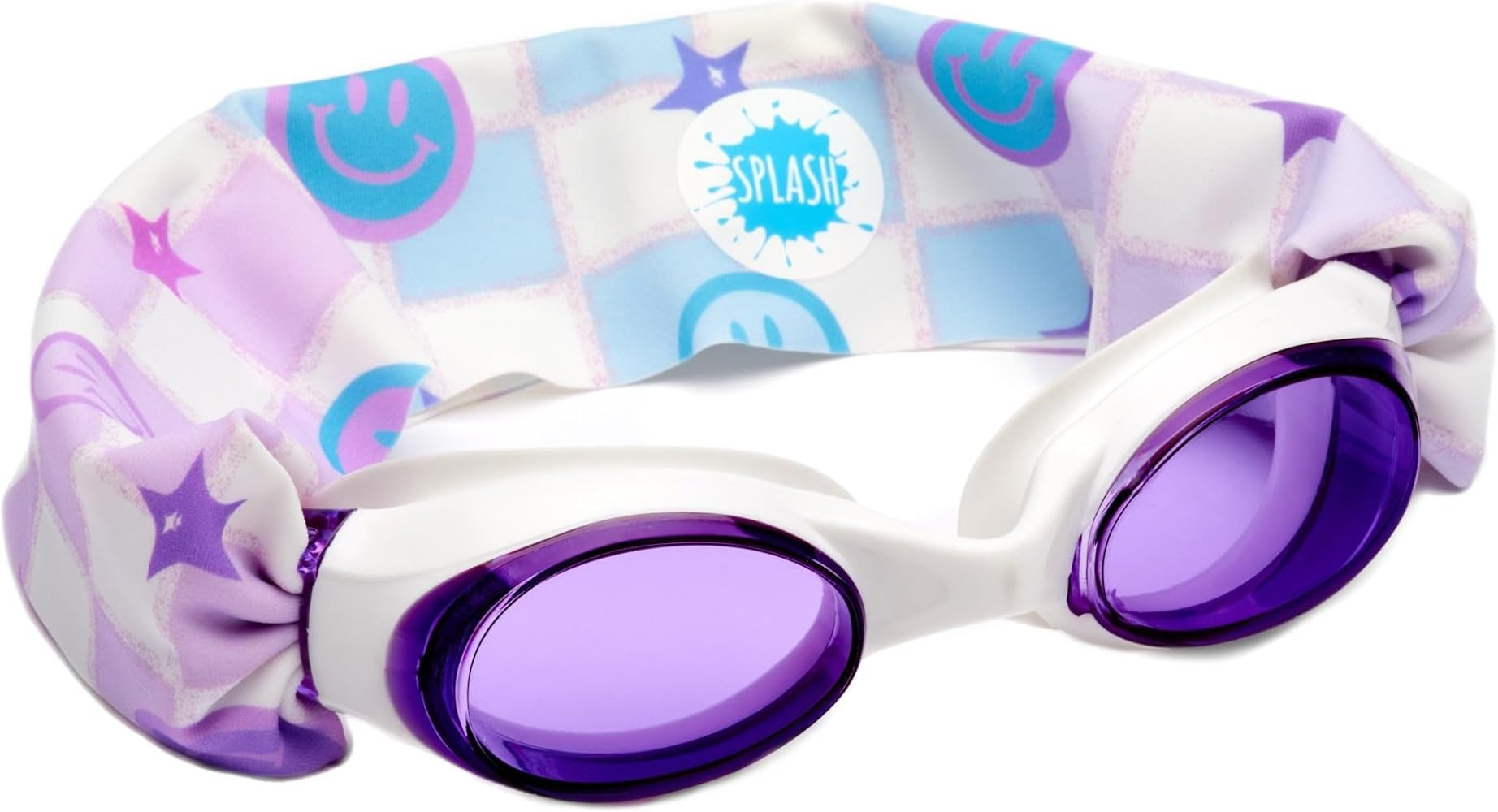 Splash Place SWIM GOGGLES with Fabric Strap - Adult & Kids Swim Goggles - PINKS & PURPLES | Amazon (US)