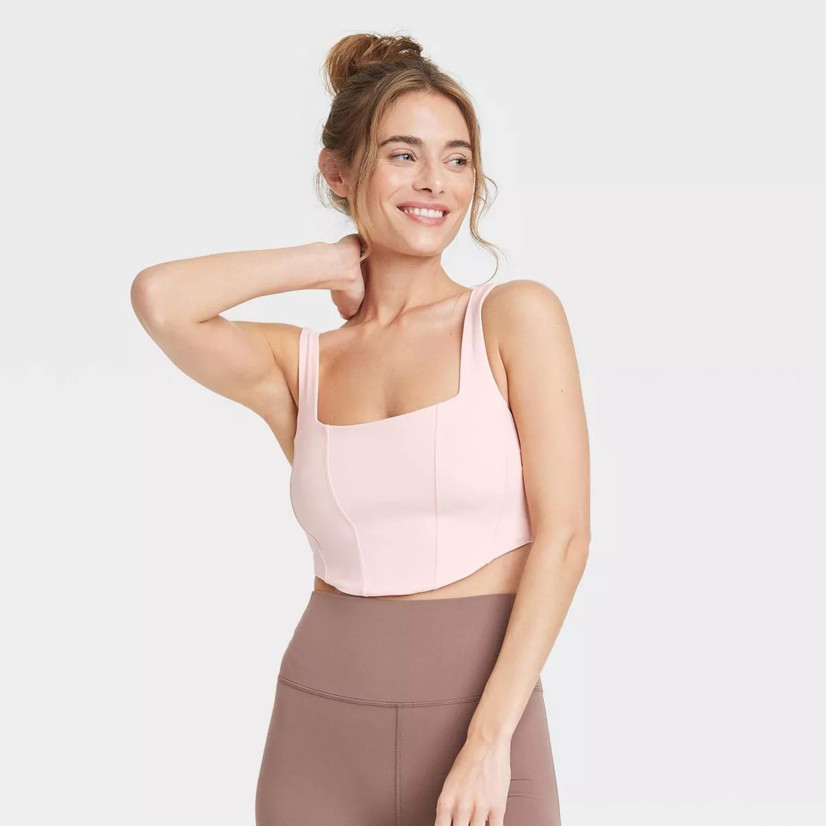 Women's Everyday Soft Light Support Corset Bra - All In Motion™ | Target