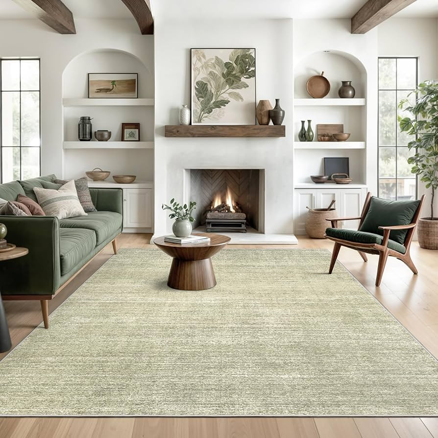 Valenrug Washable Rug - Stain Resistant Area Rugs for Living Room, Non Slip Backing Printed Rugs ... | Amazon (US)