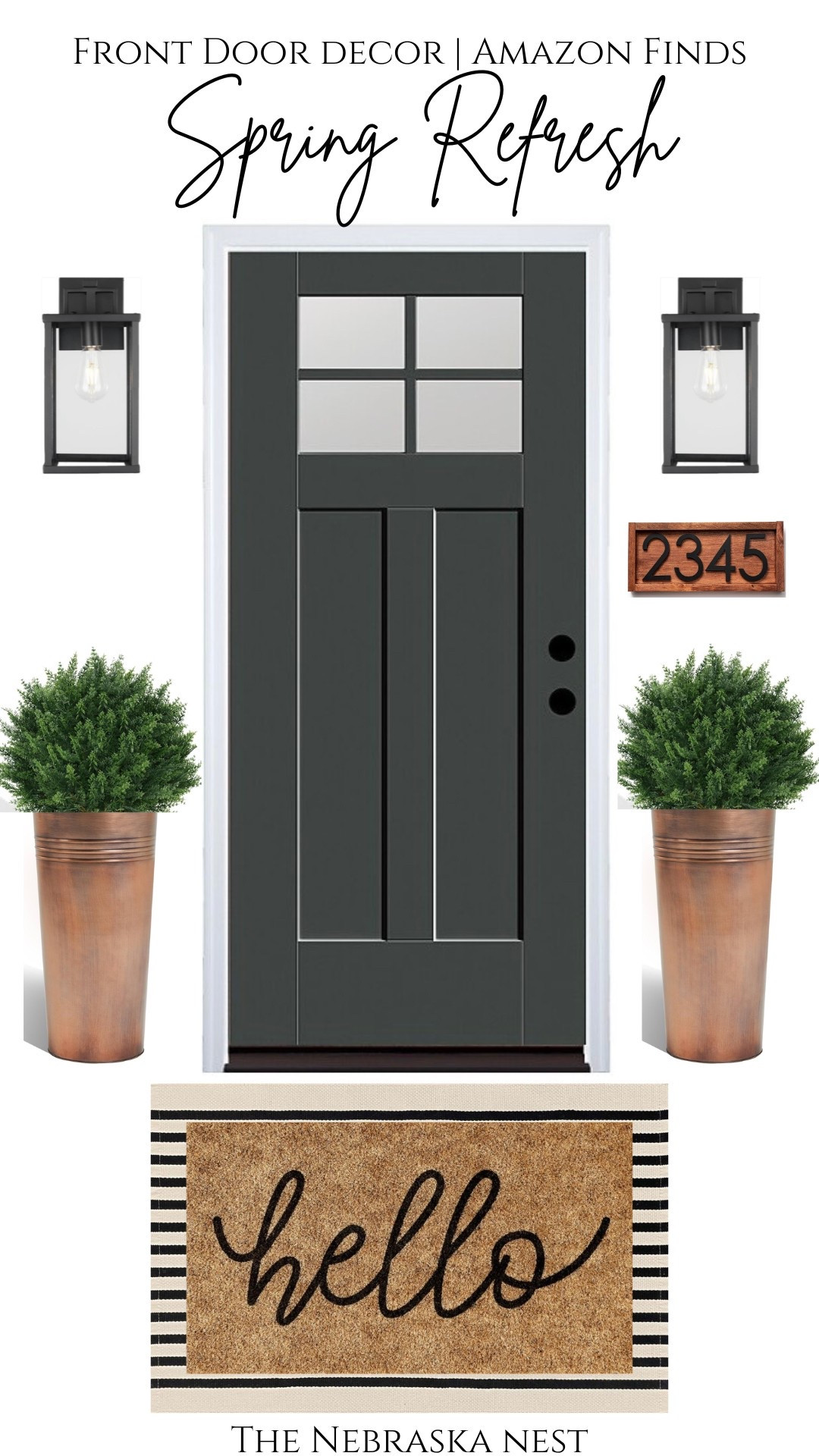 Front Door Decor from Amazon! Perfect finds for a spring refresh! ☀️🌾

#FrontDoorDecor #OutdoorDecor #Spring #PatioDecor #PorchDecor 

#LTKStyleTip #LTKHome #LTKSeasonal