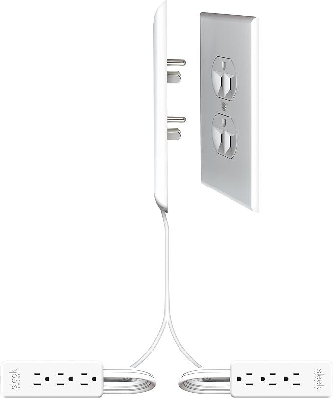 Sleek Socket - The Original & Patented Ultra-Thin Outlet Concealer for Inverted Outlets, Dual Dev... | Amazon (US)