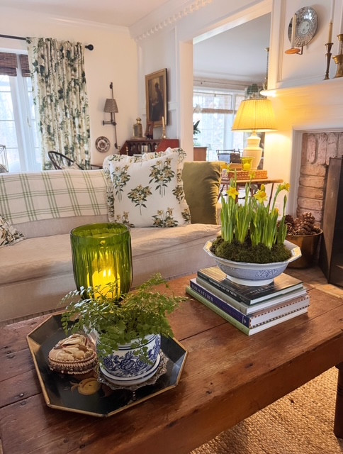 Might be wet and dreary outside, but the mini-daffodils are bringing the sunshine. 

 #LTKSeasonal #LTKHome