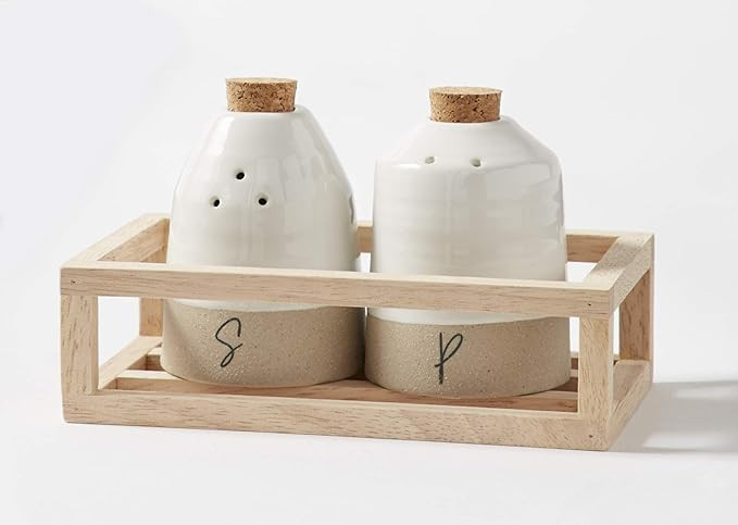 Mud Pie Salt and Pepper Shaker Sets (Stoneware) | Amazon (US)