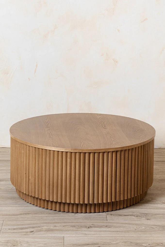 Lucca Reeded Coffee Table | Cura Home