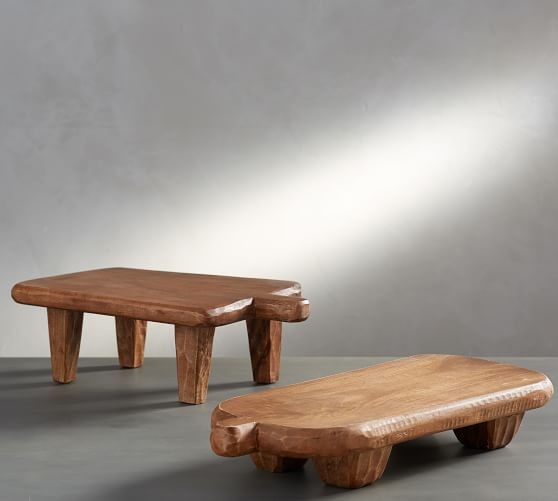 Blonde Wood Pedestals | Pottery Barn (US)