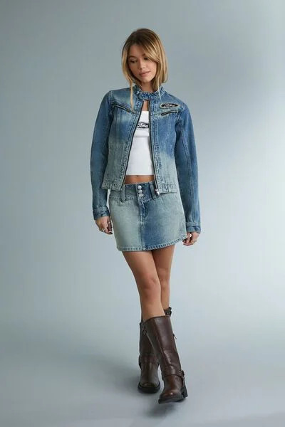 Ford Denim Mini Skirt | Forever 21