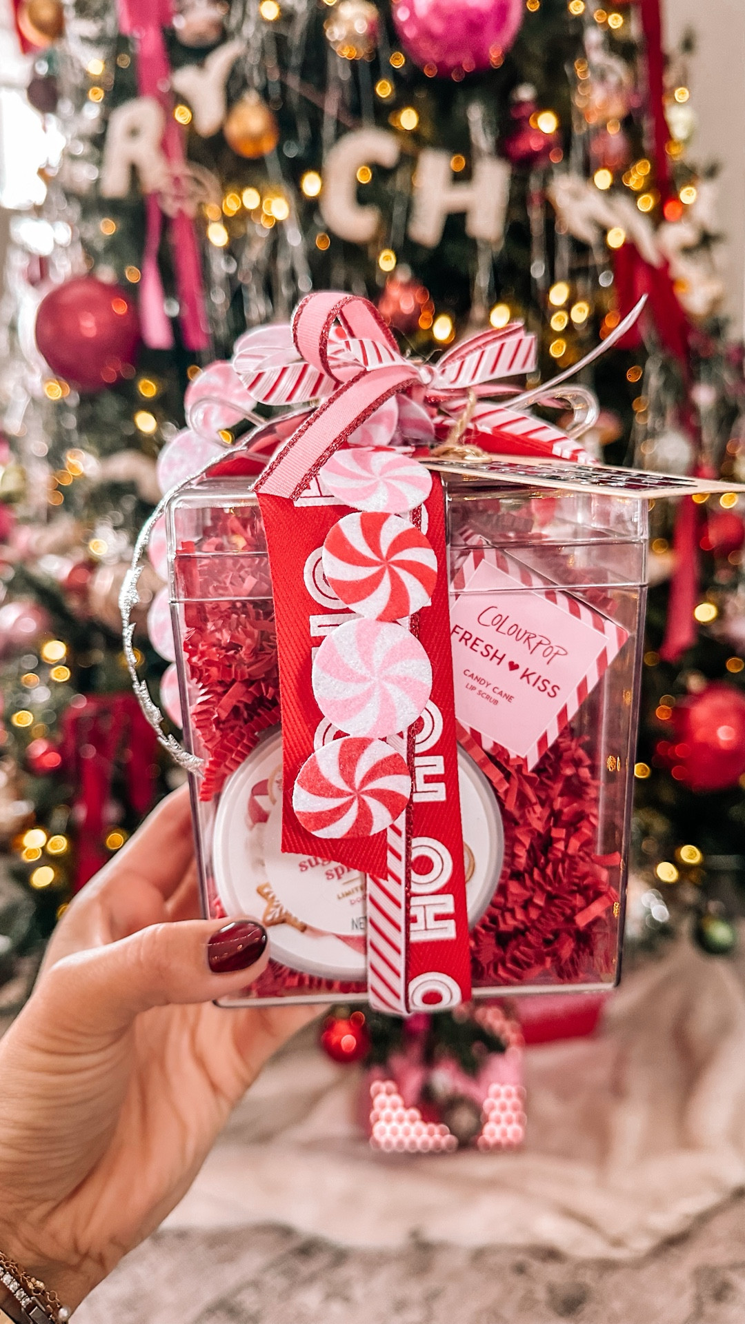 The cutest way to “wrap” a gift this season! Packaging up items like this is a great way to make smaller gifts look more fun. The exact acrylic gift boxes can’t be linked because they’re from Target’s dollar section, but run—they’re selling out quick!! Linking other clear boxes plus everything I used for wrapping, as well as the items inside. Happy holidays!! #giftwrap #giftwrappingideas #giftgiving #teachergifts #hostessgift 

#LTKmomlife #LTKGiftGuide #LTKHoliday