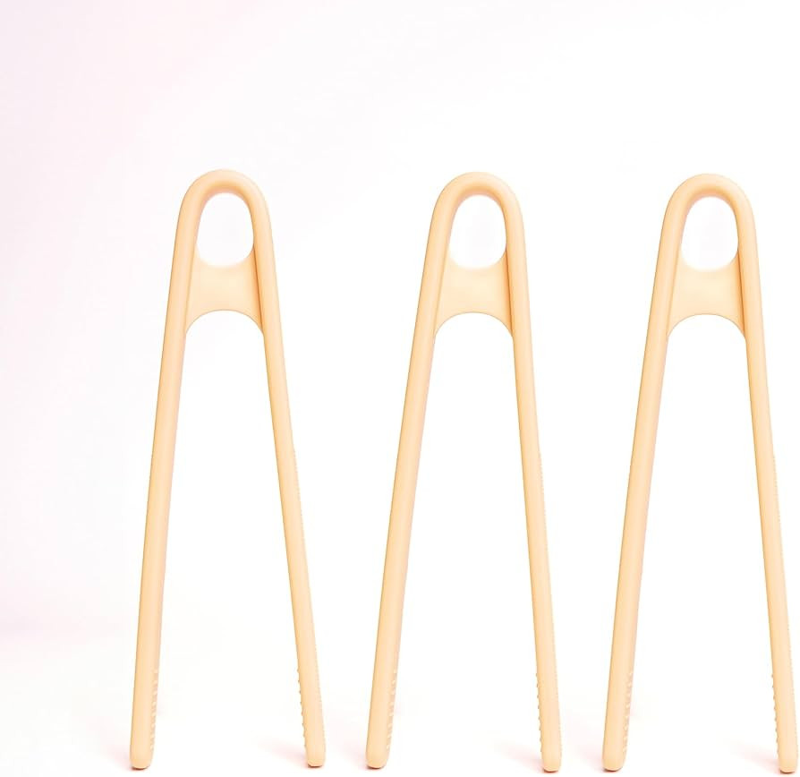 Inspire My Play 3 x Natural Silicone Mini Tongs for Kids - Kids Tweezers for Fine Motor - Small T... | Amazon (US)