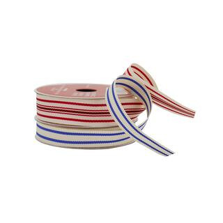 Striped Grosgrain Ribbon Pack by Celebrate It® Red, White & Blue | Michaels | Michaels Stores