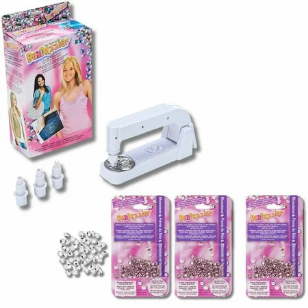 TV Time Direct - Bedazzler DELUXE Assorted Rhinestone Kit Decor Hat Shirt Belt Scarf - 600 Clear | Walmart (US)