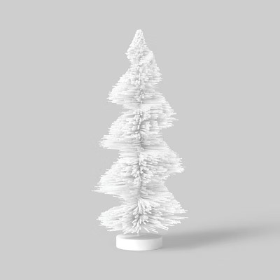 12" Spiral Bottle Brush Tree Christmas Figurine - Wondershop™ | Target