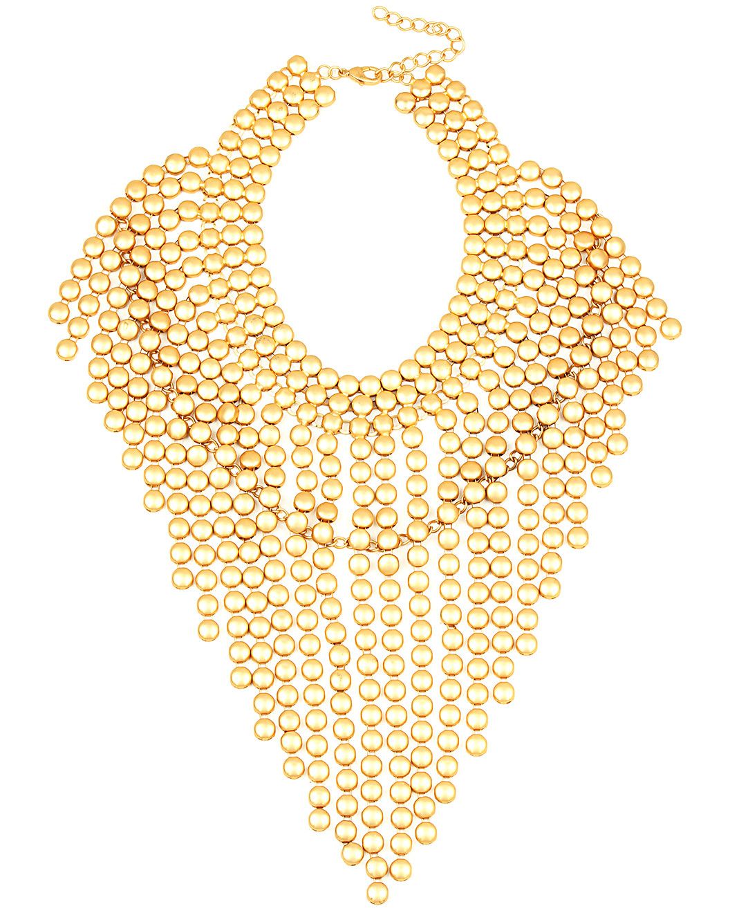 Golden Bead Necklace | Gilt