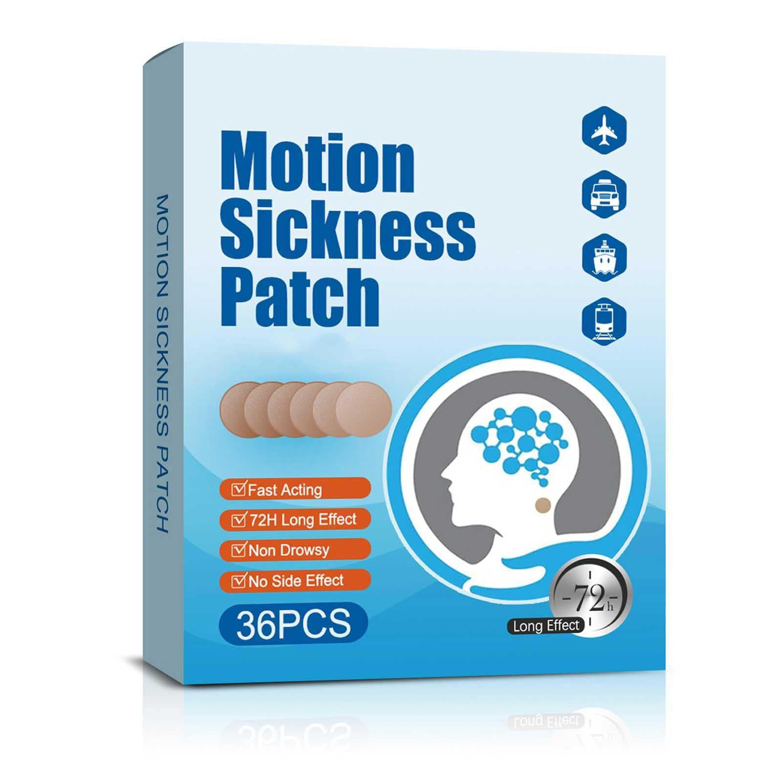 Motion Sickness Patch, 36 PCS Sea Sickness Patch for Cruise,Dizziness Resulted from Travel of Car... | Amazon (US)