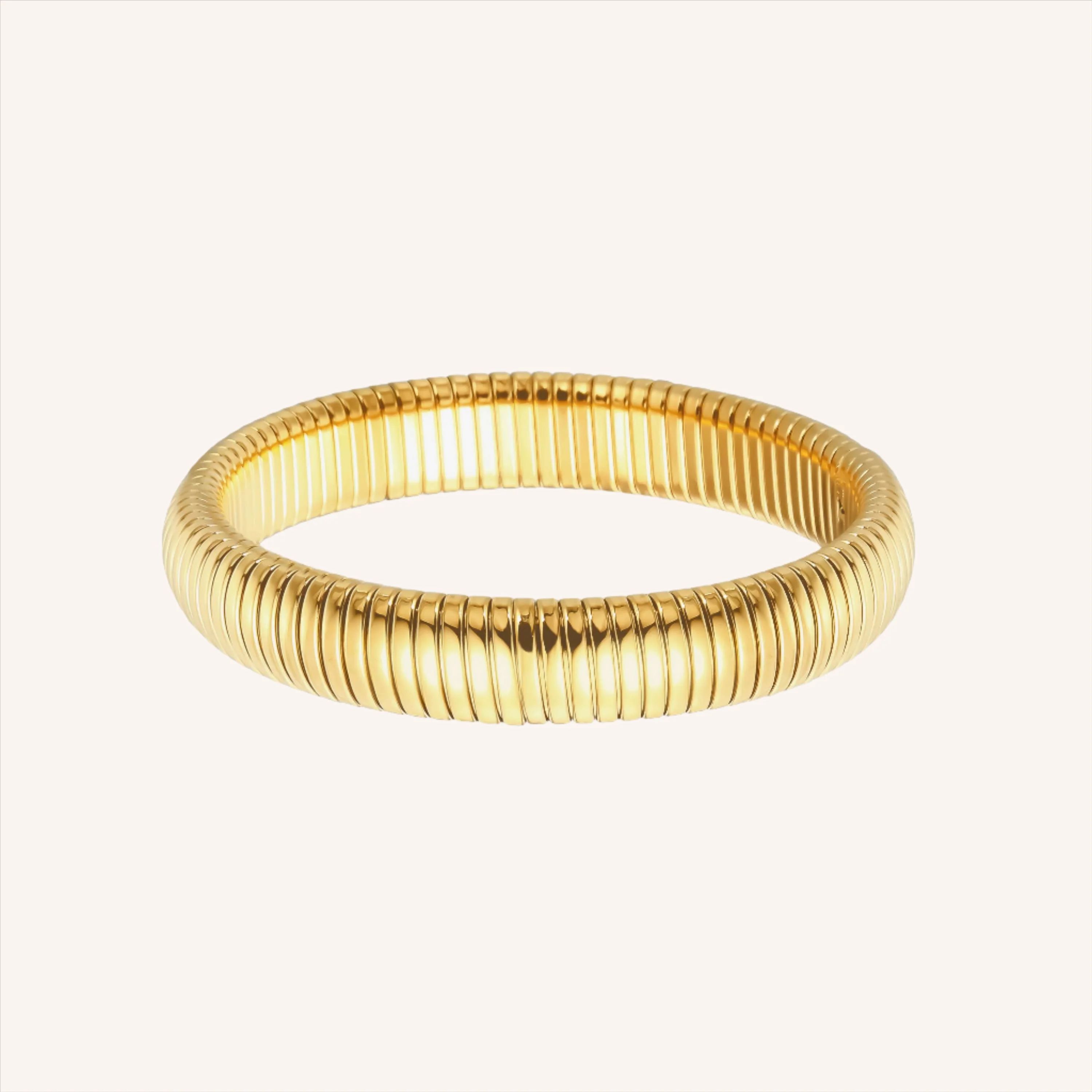 Gold Cobra Bracelet | Victoria Emerson