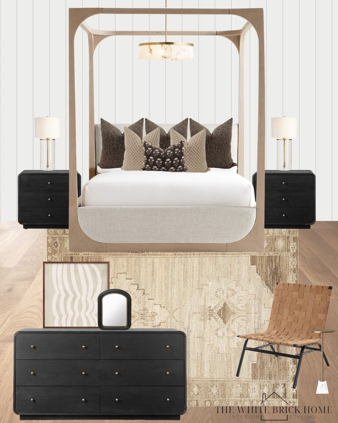 A beautiful bedroom option if you are looking for a warm and bright bedroom design! I love this rug mixed with brown pillows and black furniture for a modern touch. 

Bed, bedroom, canopy bed, bedroom decor, bedroom design, bedroom ideas, dresser, nightstand, accent chair, bedroom wall art, bedroom lamp, chandelier, bedroom lighting, bedroom decor, bedroom area rug, bedroom theme, bedroom ideas, master bedroom, primary bedroom, bedroom lamps, canopy bed, pottery barn, mcgee and co, crate and barrel, Etsy, minted 

#LTKSaleAlert #LTKHome #LTKStyleTip