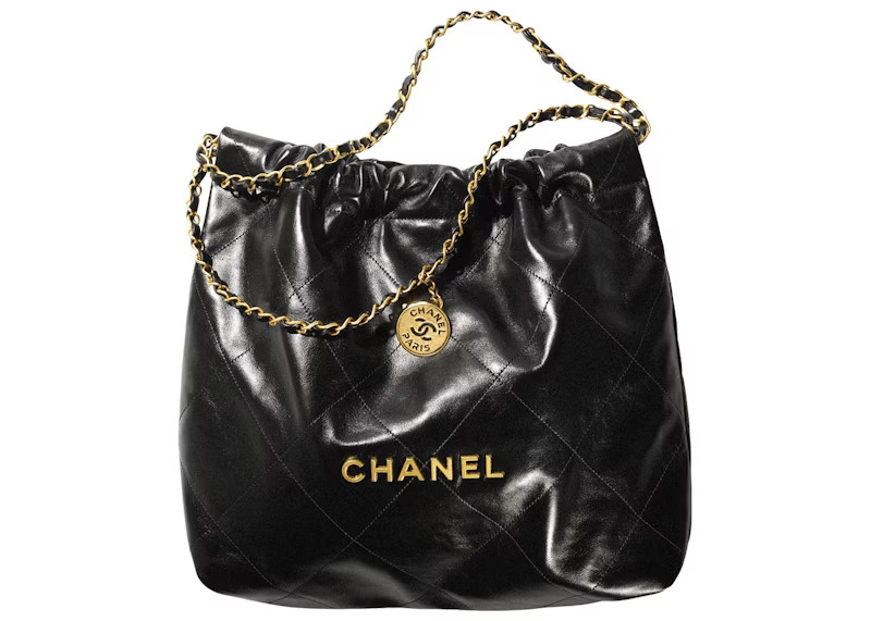 Chanel 22 Handbag 22S Calfskin Black | StockX