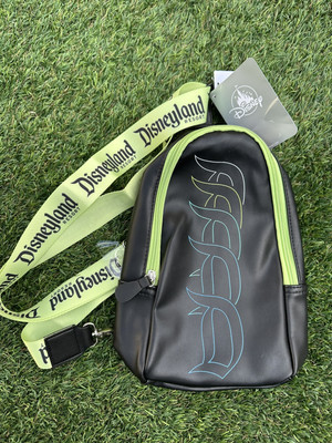 Disney Parks Disneyland Crossbody Sling Bag Adjustable Neon Green And Black NEW | eBay US